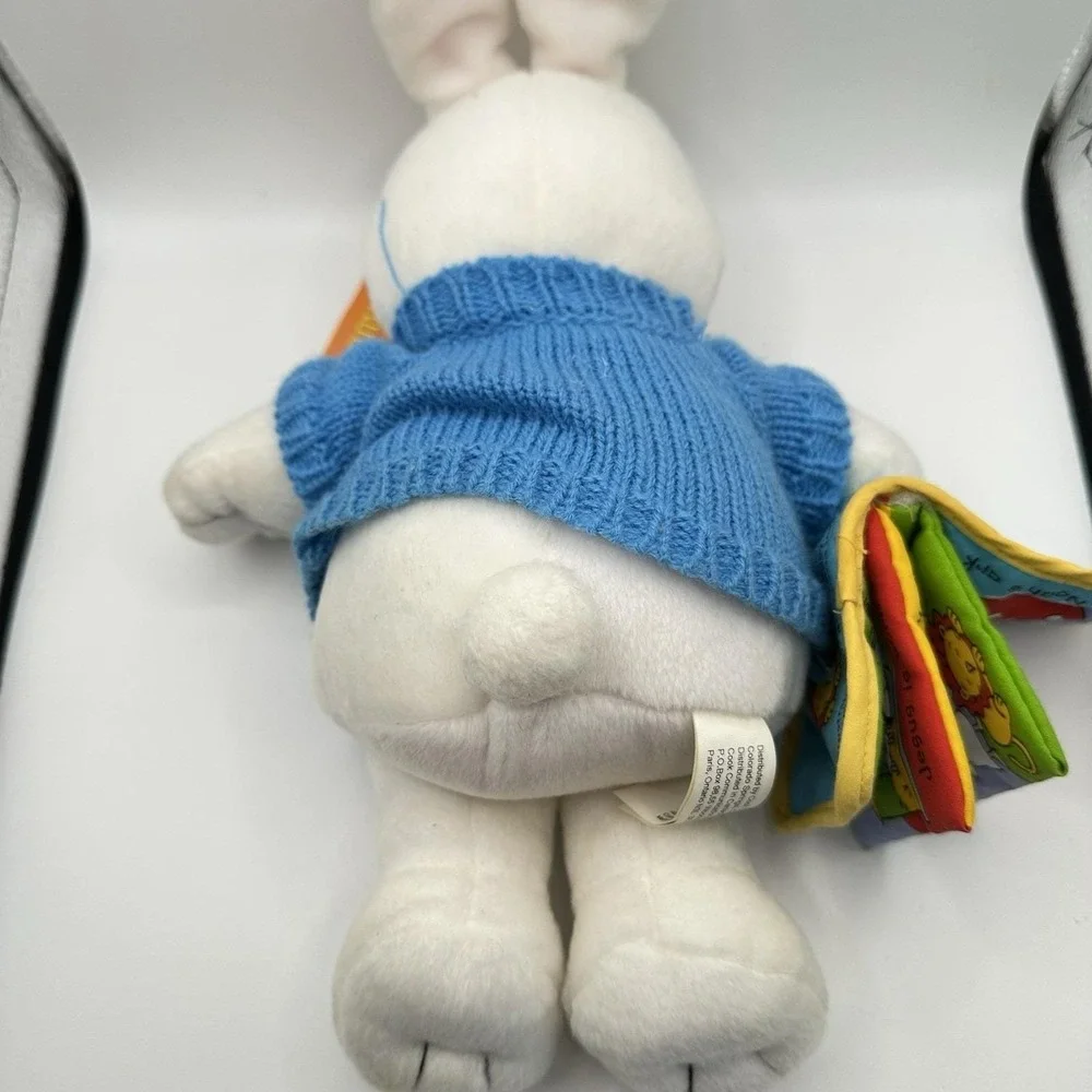 New VTG Baby Blessings Sunday Bunny Plush My Bible Christian Toys Stuffed Rabbit